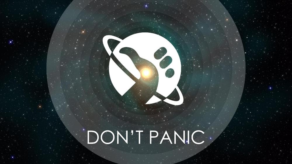 the hitchhiker's guide to the galaxy thumbe up